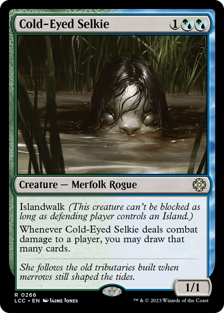 Cold-Eyed Selkie (LCC-266) [The Lost Caverns of Ixalan Commander] MTG Single Wizards of the Coast