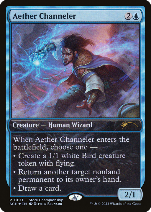 Aether Channeler (GAME-011) [Misc] Store Championships Foil MTG Single Wizards of the Coast
