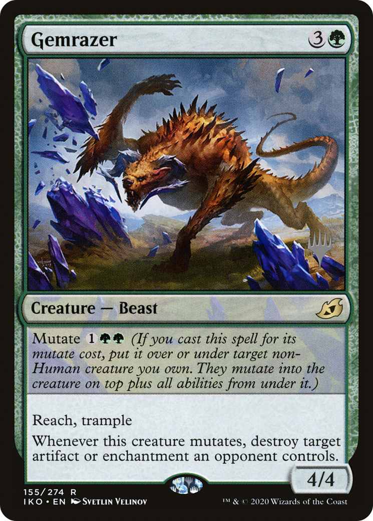 Gemrazer (PPIKO-155) [Ikoria: Lair of Behemoths Promos] Foil MTG Single Wizards of the Coast