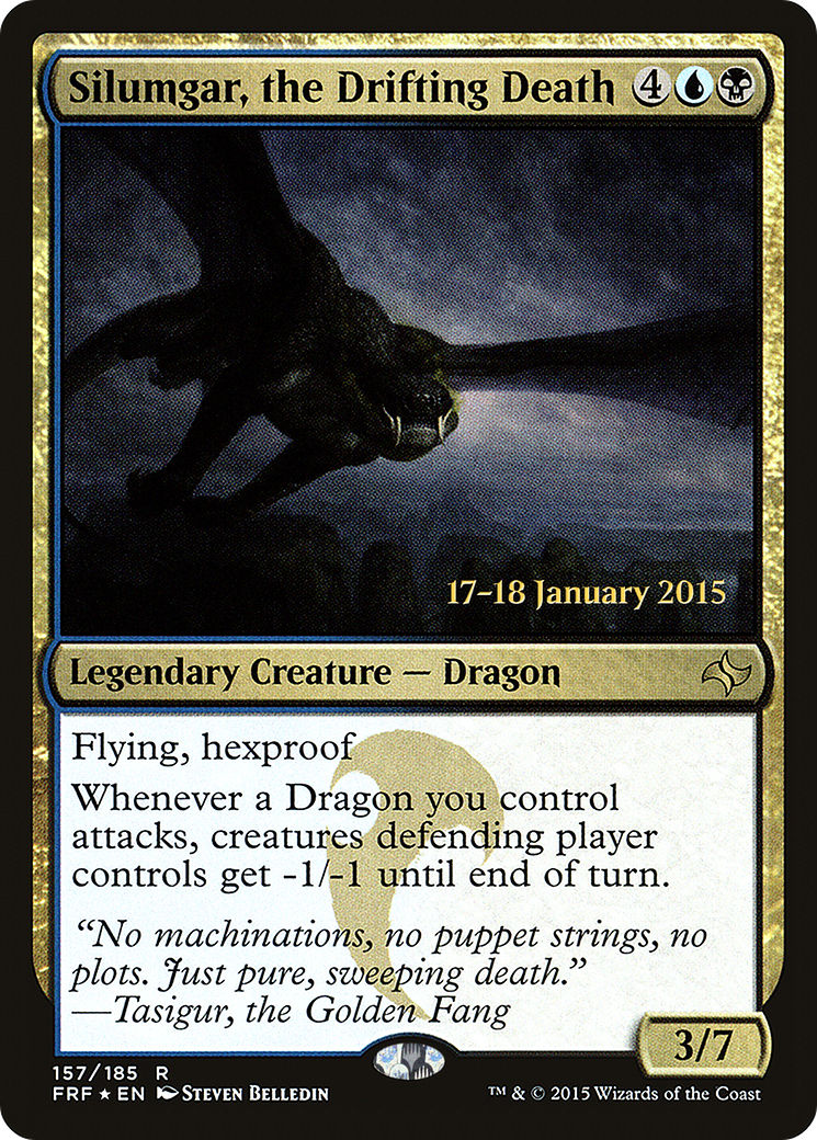 Silumgar, the Drifting Death (PRE-157) [Fate Reforged Promos] Foil MTG Single Wizards of the Coast