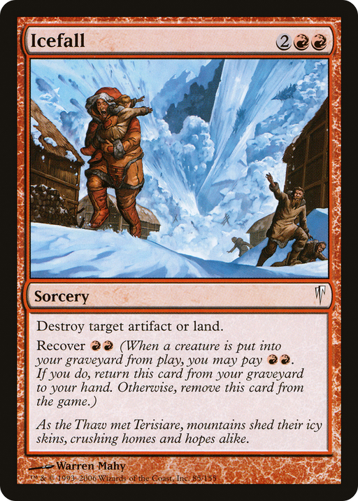 Icefall (CSP-085) [Coldsnap] Foil MTG Single Wizards of the Coast