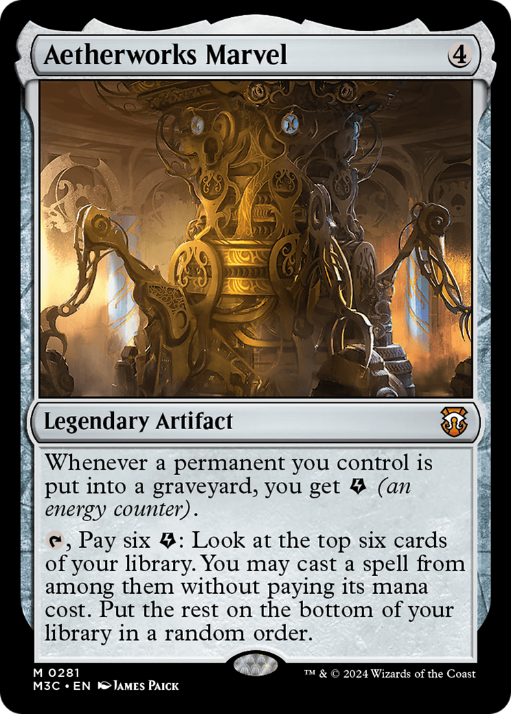 Aetherworks Marvel (M3C-281) [Modern Horizons 3 Commander] MTG Single Wizards of the Coast