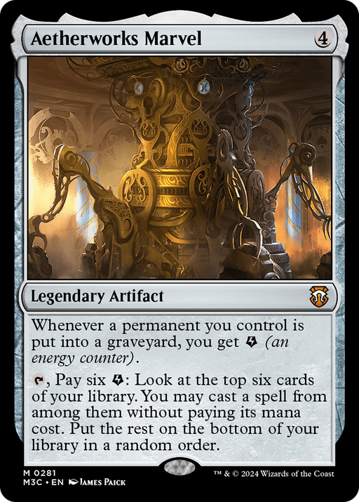 Aetherworks Marvel (M3C-281) [Modern Horizons 3 Commander] MTG Single Wizards of the Coast
