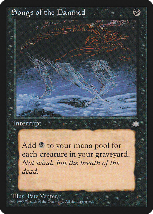 Songs of the Damned (ICE-160) [Ice Age] MTG Single Wizards of the Coast