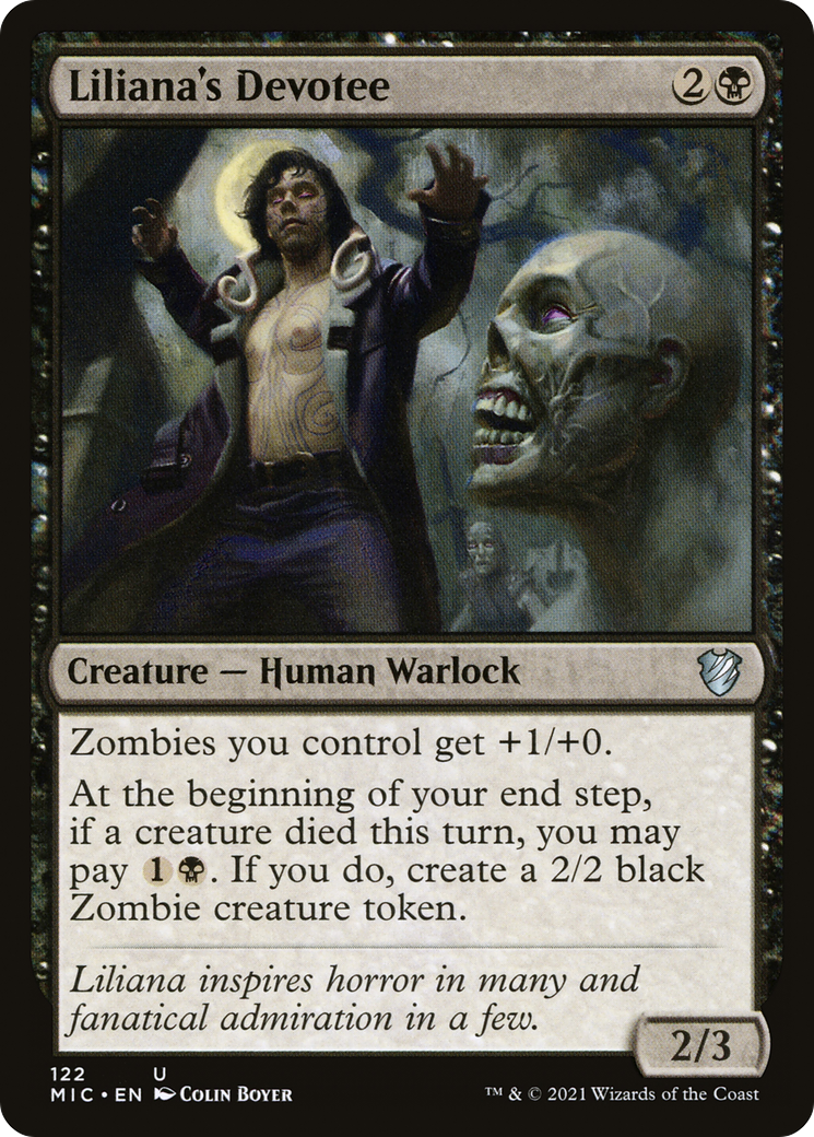 Liliana's Devotee (MIC-122) [Midnight Hunt Commander] MTG Single Wizards of the Coast