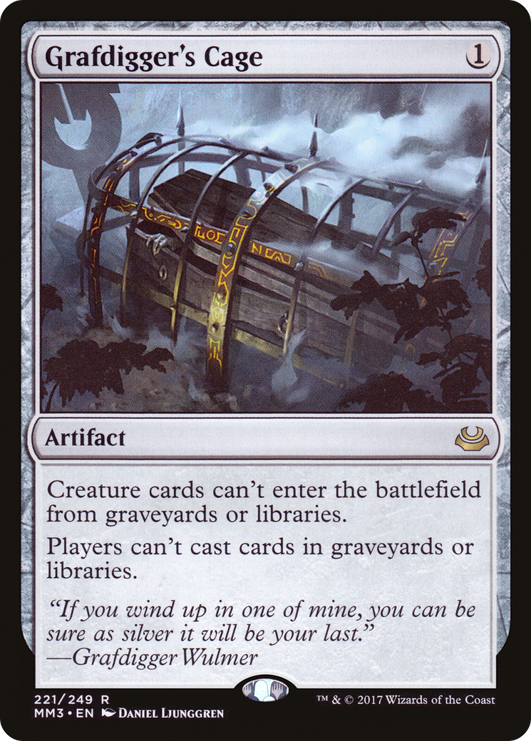 Grafdigger's Cage (MM3-221) [Modern Masters 2017] Foil MTG Single Modern Masters 2017