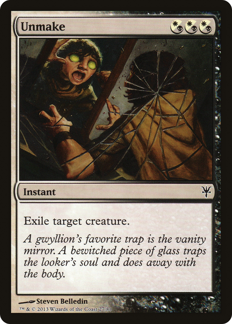 Unmake (DDK-027) [Misc] Duel Decks: Sorin vs. Tibalt MTG Single Wizards of the Coast