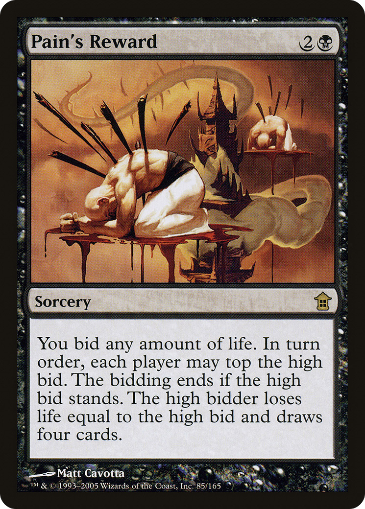 Pain's Reward (SOK-085) [Saviors of Kamigawa] Foil MTG Single Wizards of the Coast