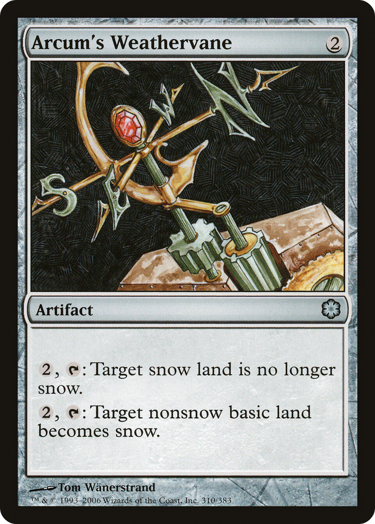 Arcum's Weathervane (CTD-310) [Misc] Coldsnap Theme Decks MTG Single Wizards of the Coast