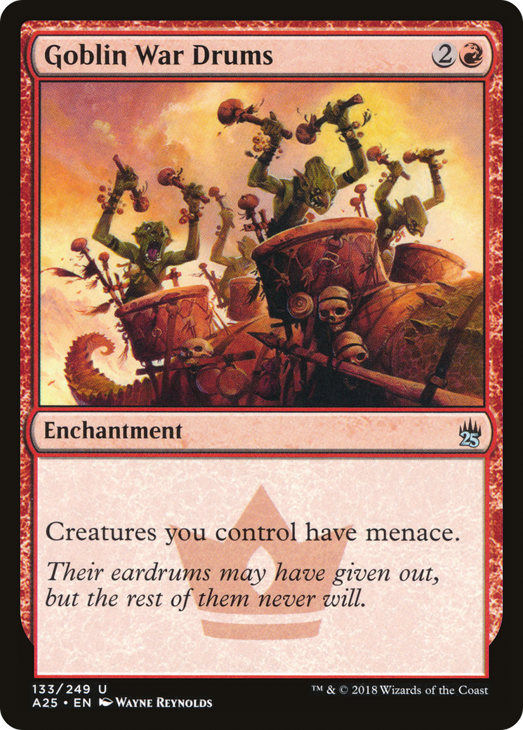Goblin War Drums (A25-133) [Masters 25] MTG Single Wizards of the Coast