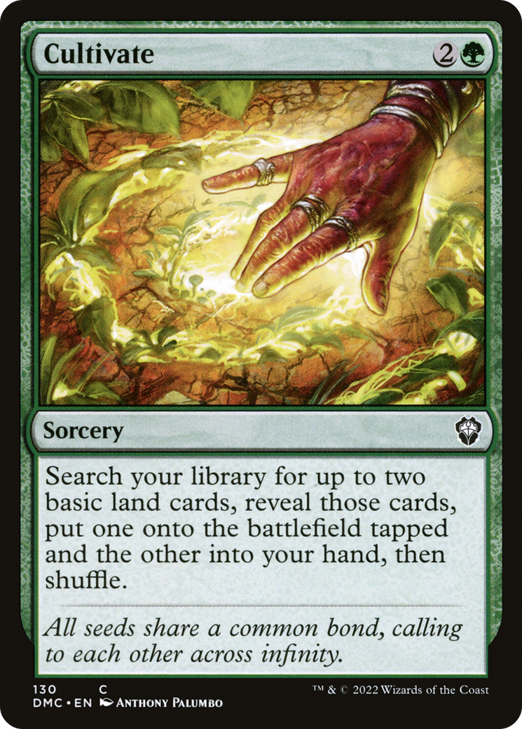 Cultivate (DMC-130) [Dominaria United Commander] MTG Single Wizards of the Coast