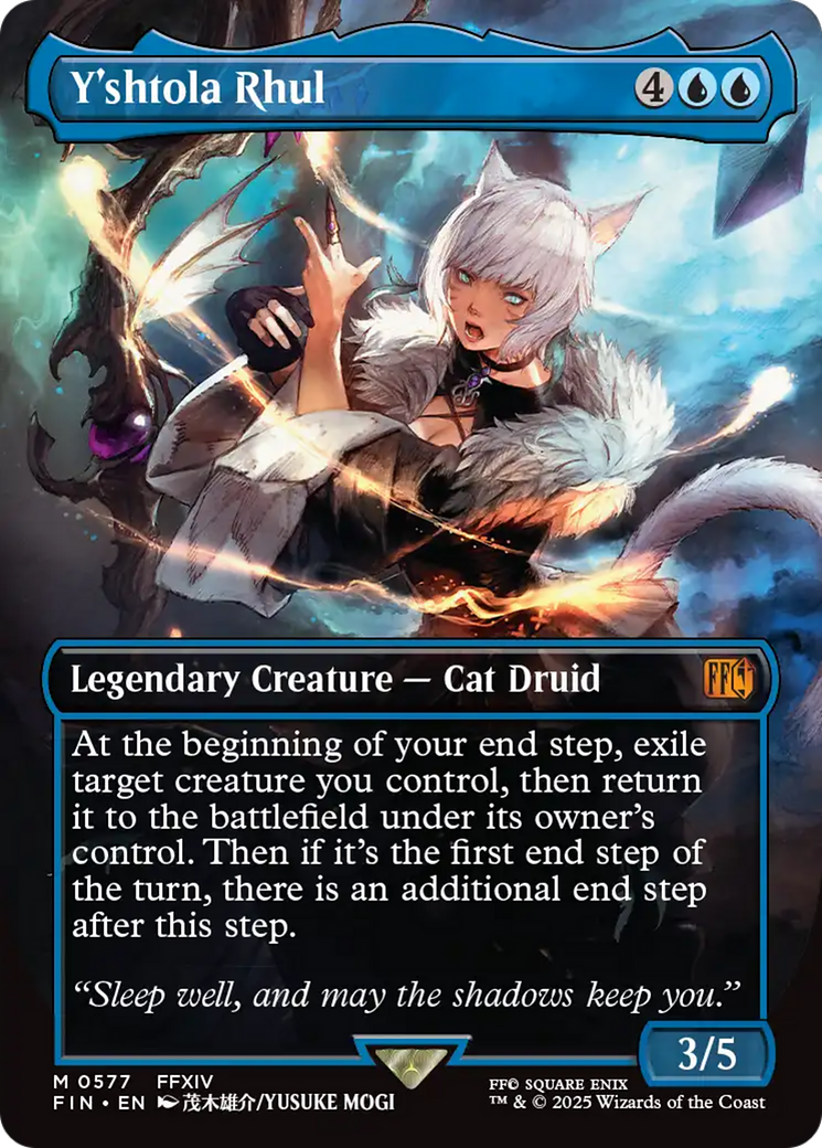 Y'shtola Rhul (FIN-577) [FINAL FANTASY] (Borderless) Foil MTG Single Wizards of the Coast