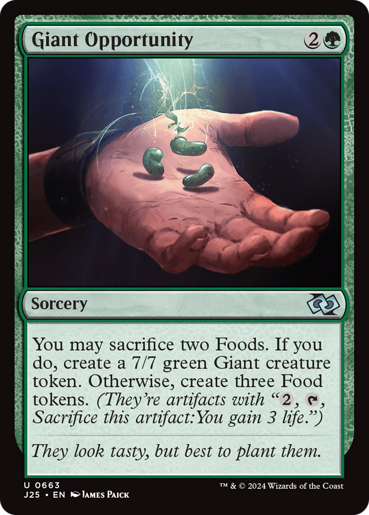 Giant Opportunity (J25-663) [Foundations Jumpstart] MTG Single Wizards of the Coast