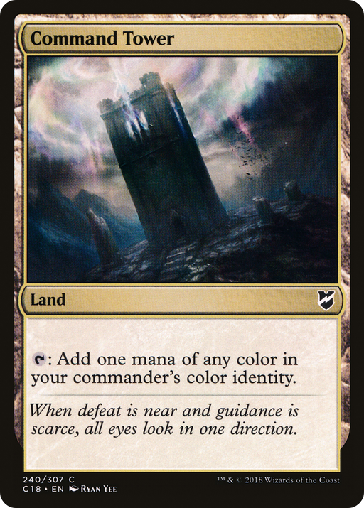 Command Tower (C18-240) [Commander 2018] MTG Single Wizards of the Coast