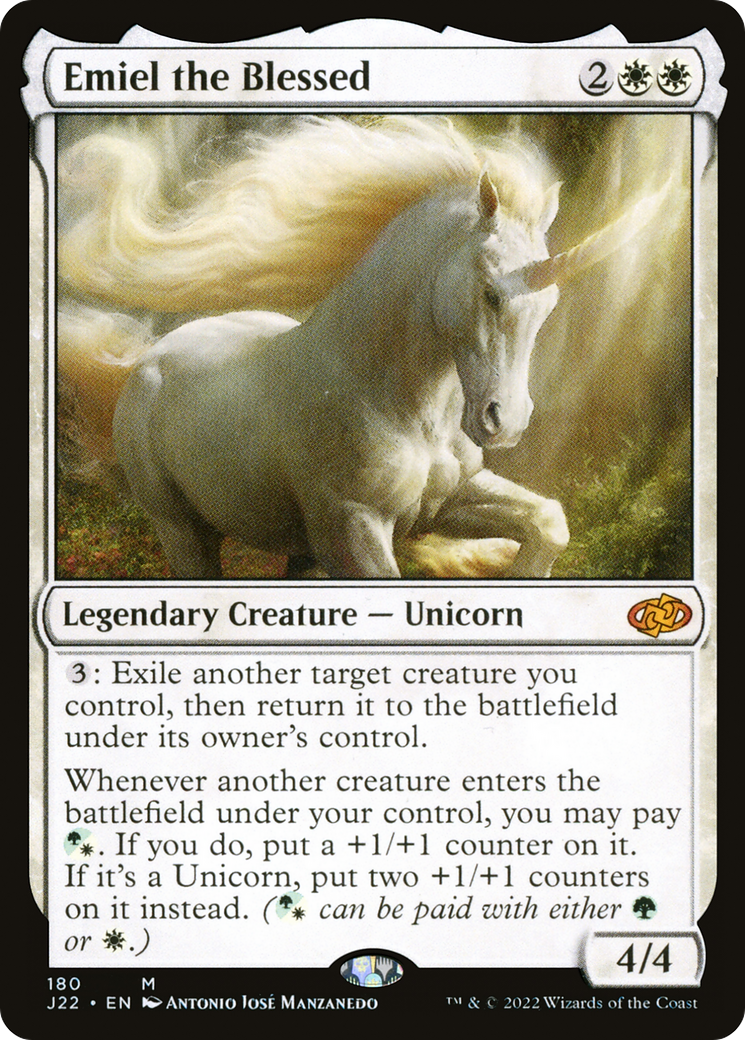 Emiel the Blessed (J22-180) [Jumpstart 2022] MTG Single Wizards of the Coast