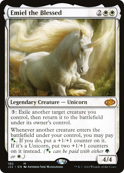 Emiel the Blessed (J22-180) [Jumpstart 2022] MTG Single Wizards of the Coast