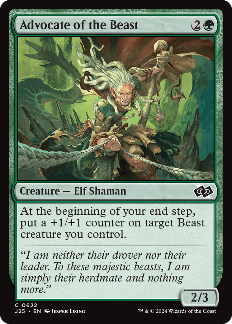 Advocate of the Beast (J25-622) [Foundations Jumpstart] MTG Single Wizards of the Coast