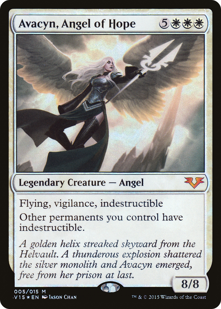 Avacyn, Angel of Hope (V15-005) [Misc] From the Vault: Angels Foil MTG Single Wizards of the Coast