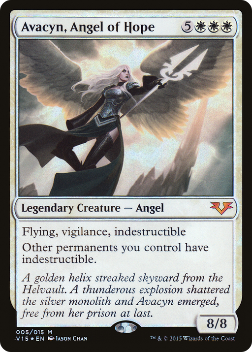 Avacyn, Angel of Hope (V15-005) [Misc] From the Vault: Angels Foil MTG Single Wizards of the Coast