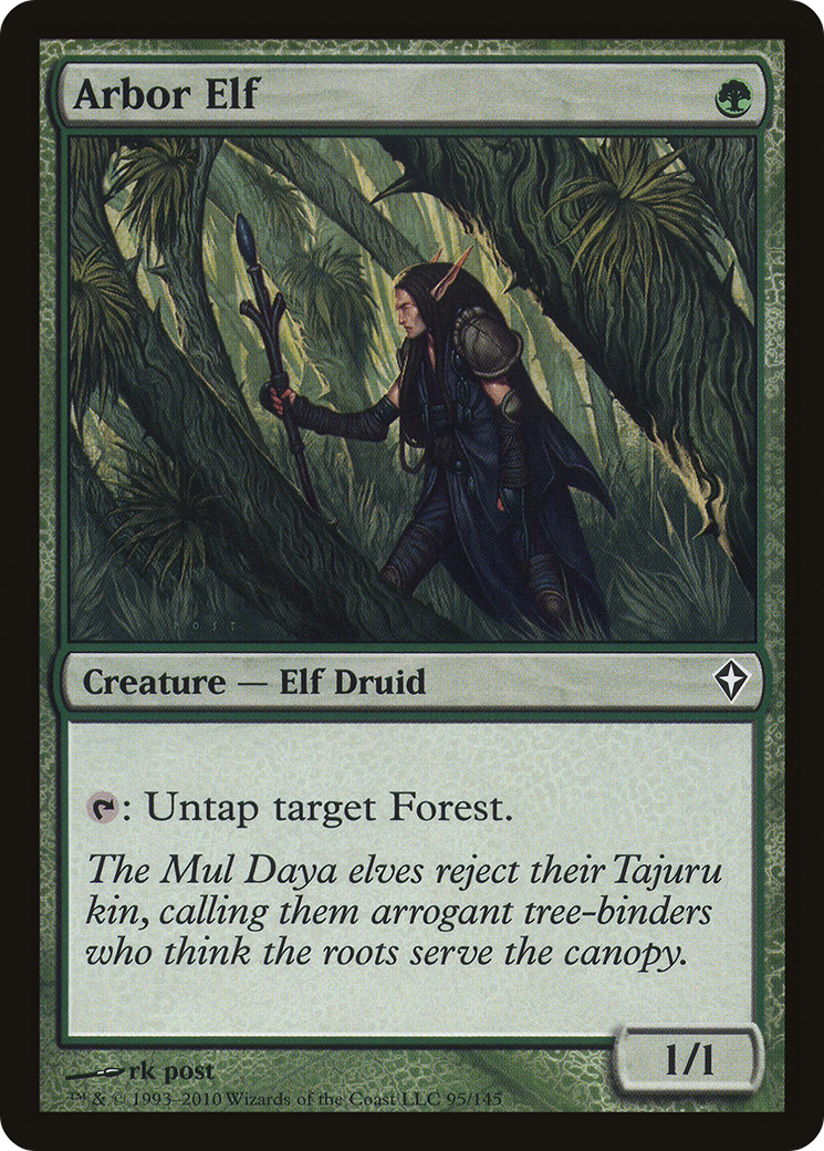 Arbor Elf (WWK-095) [Worldwake] Foil MTG Single Wizards of the Coast