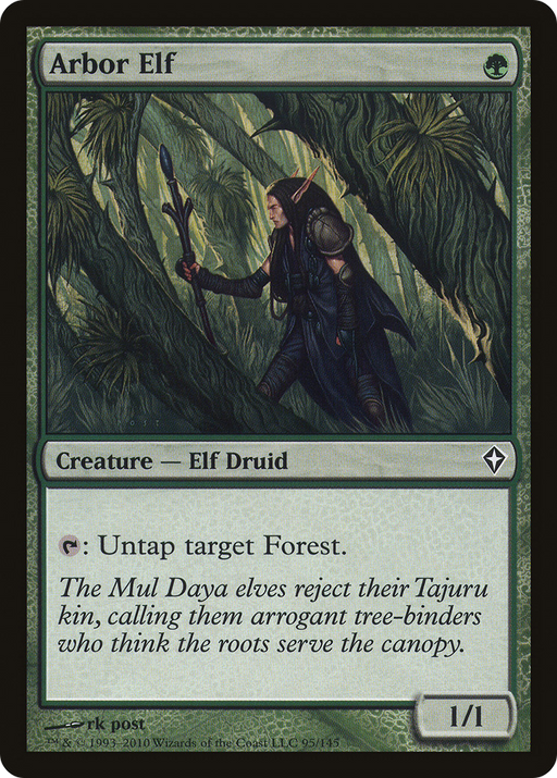Arbor Elf (WWK-095) [Worldwake] Foil MTG Single Wizards of the Coast