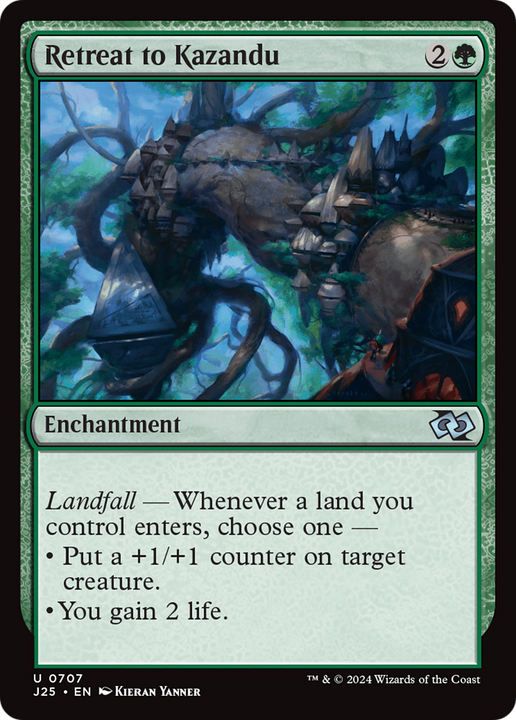 Retreat to Kazandu (J25-707) [Foundations Jumpstart] MTG Single Wizards of the Coast