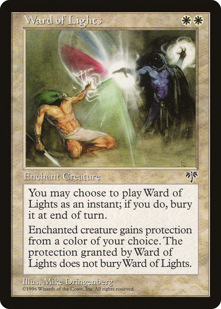 Ward of Lights (MIR-) [Mirage] MTG Single Wizards of the Coast