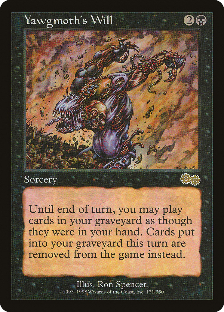 Yawgmoth's Will (USG-171) [Urza's Saga] MTG Single Wizards of the Coast