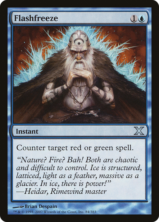 Flashfreeze (10E-084) [Tenth Edition] MTG Single Wizards of the Coast