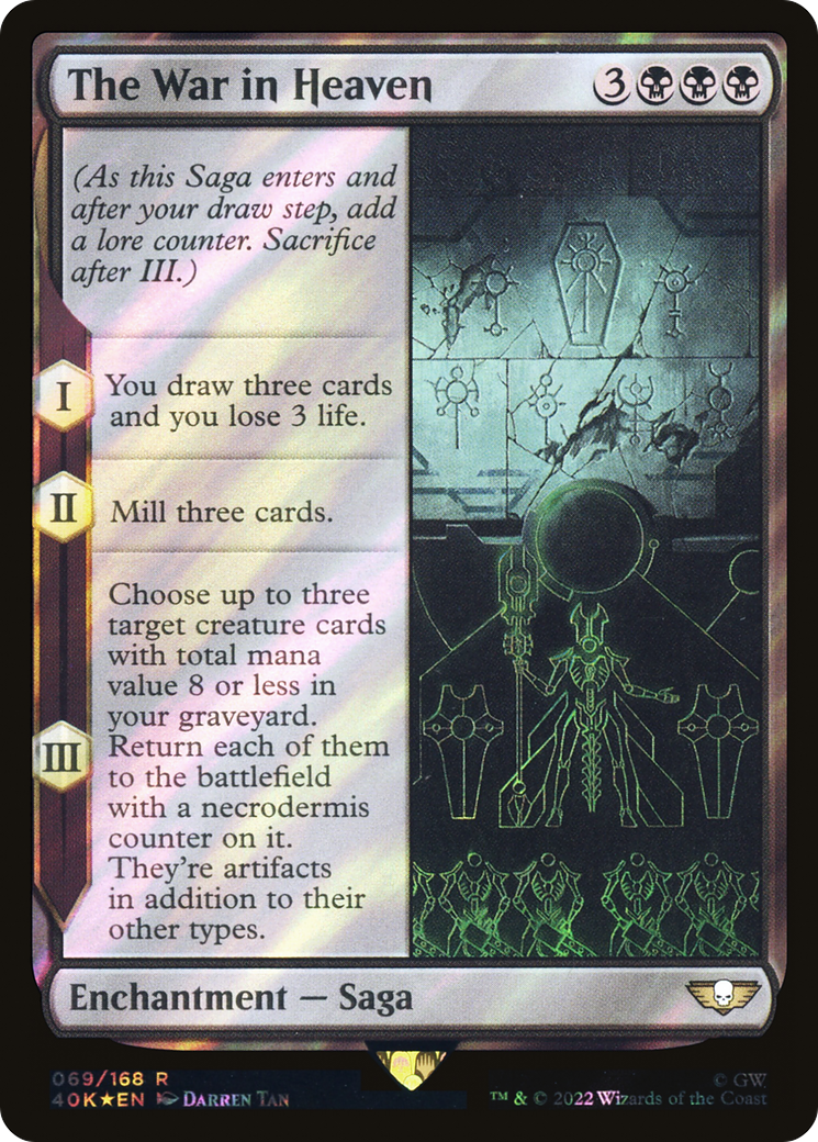 The War in Heaven (40K-69★) [Warhammer 40,000 Commander] Foil MTG Single Wizards of the Coast