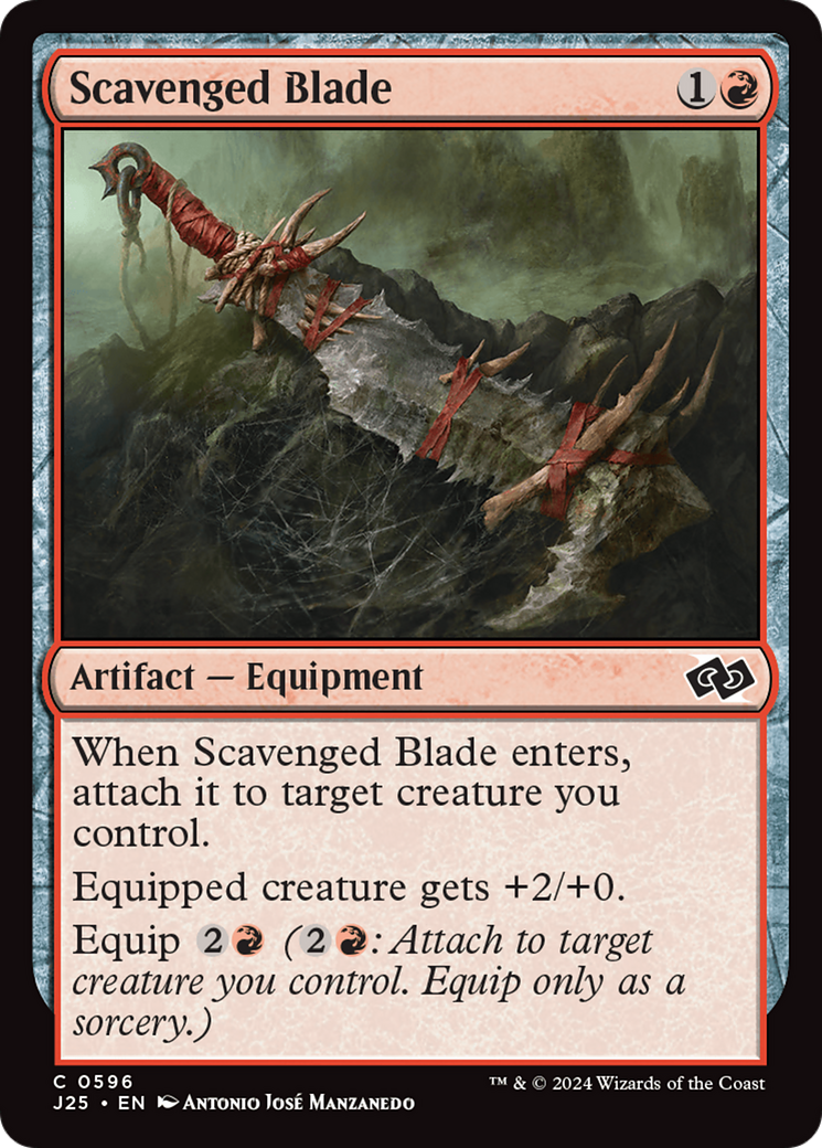 Scavenged Blade (J25-596) [Foundations Jumpstart] MTG Single Wizards of the Coast
