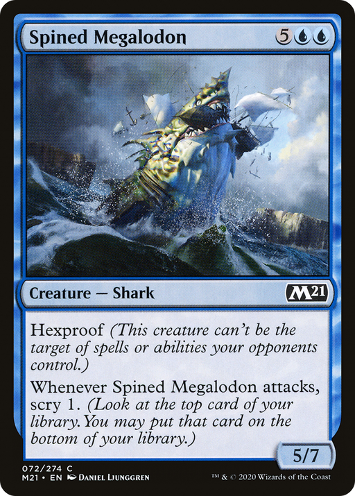 Spined Megalodon (M21-072) [Core Set 2021] MTG Single Wizards of the Coast