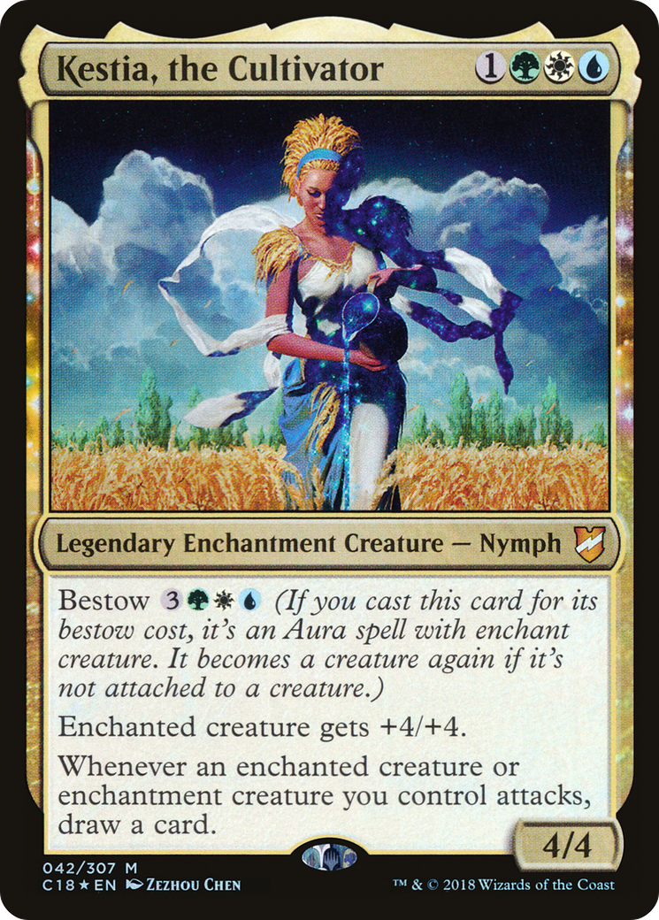 Kestia, the Cultivator (C18-042) [Commander 2018] Foil MTG Single Wizards of the Coast