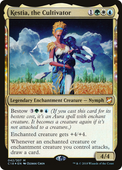 Kestia, the Cultivator (C18-042) [Commander 2018] Foil MTG Single Wizards of the Coast