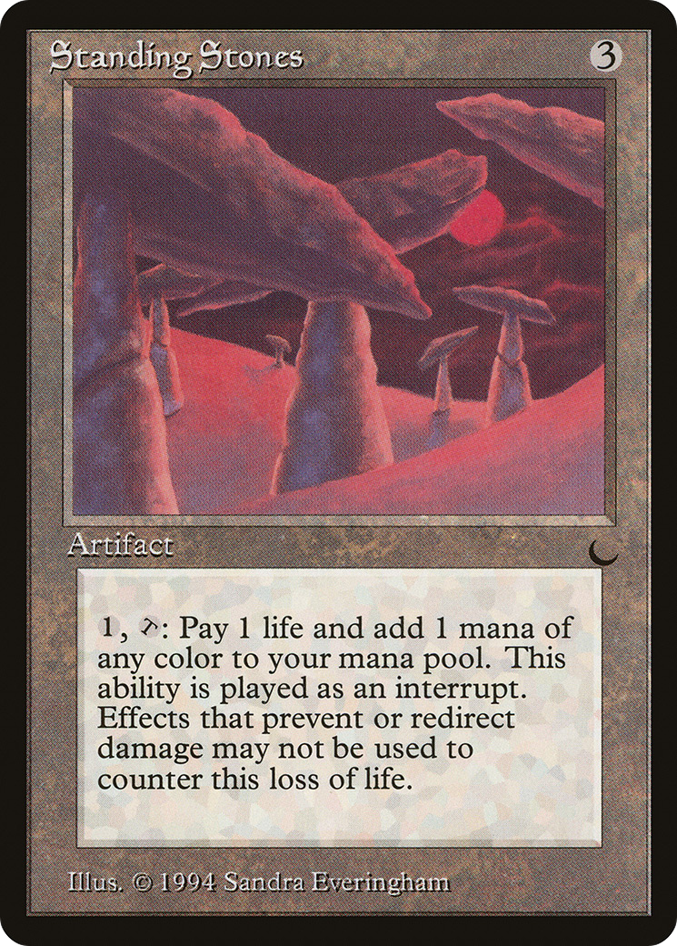 Standing Stones (DRK-110) [Oldschool] The Dark MTG Single Wizards of the Coast