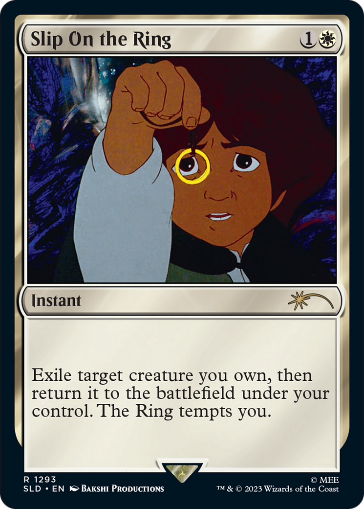 Slip on the Ring (SLD-1293) [Secret Lair] Drop MTG Single Wizards of the Coast