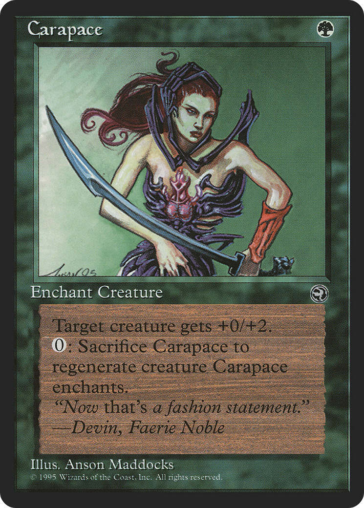 Carapace (HML-84B) [Homelands] MTG Single Wizards of the Coast