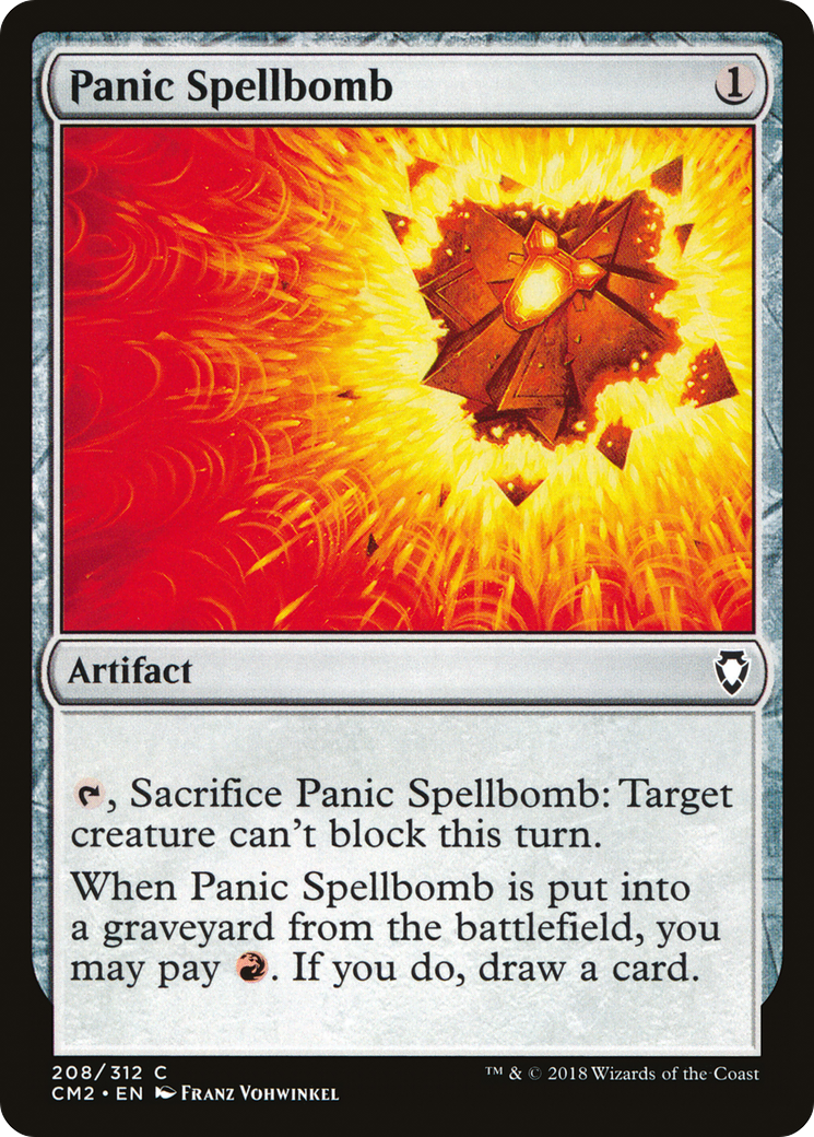 Panic Spellbomb (CM2-208) [Commander Anthology Volume II] MTG Single Wizards of the Coast