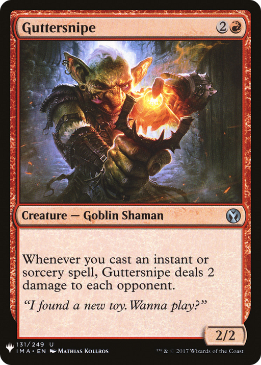 Guttersnipe (LIST-IMA-131) [Mystery Booster] The List MTG Single Wizards of the Coast