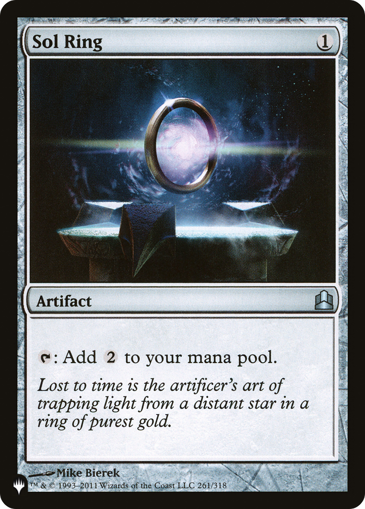 Sol Ring (LIST-CMD-261) [Mystery Booster] The List MTG Single Wizards of the Coast