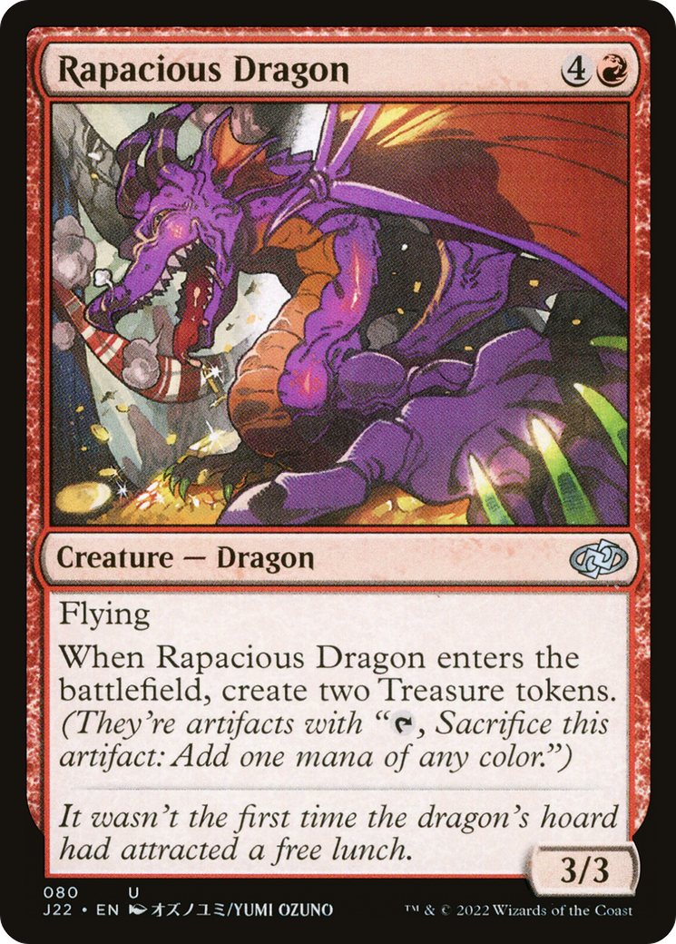 Rapacious Dragon (J22-080) [Jumpstart 2022] MTG Single Wizards of the Coast