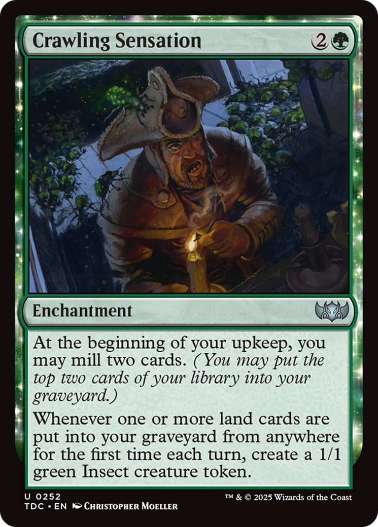 Crawling Sensation (TDC-252) [Commander: Tarkir: Dragonstorm] MTG Single Wizards of the Coast
