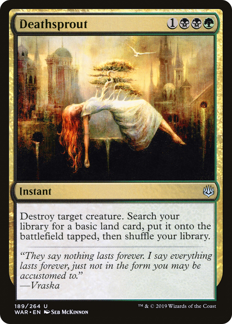 Deathsprout (WAR-189) [War of the Spark] Foil MTG Single Wizards of the Coast