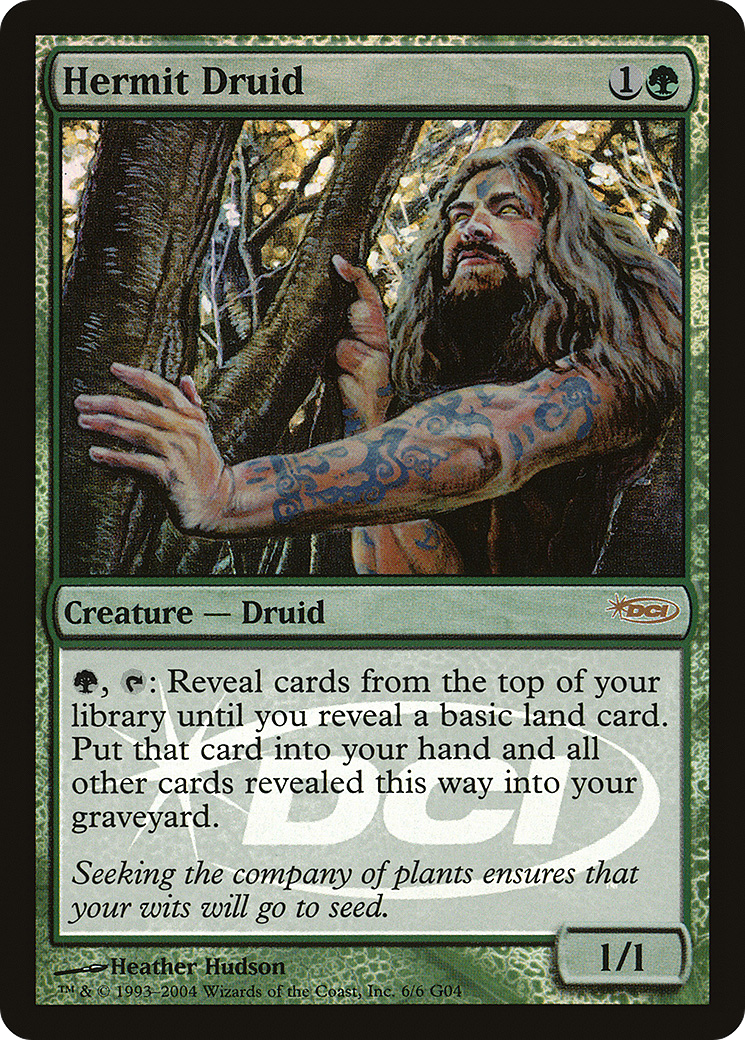 Hermit Druid (JDG-006) [Misc] Judge Gift Cards 2004 Foil MTG Single Wizards of the Coast