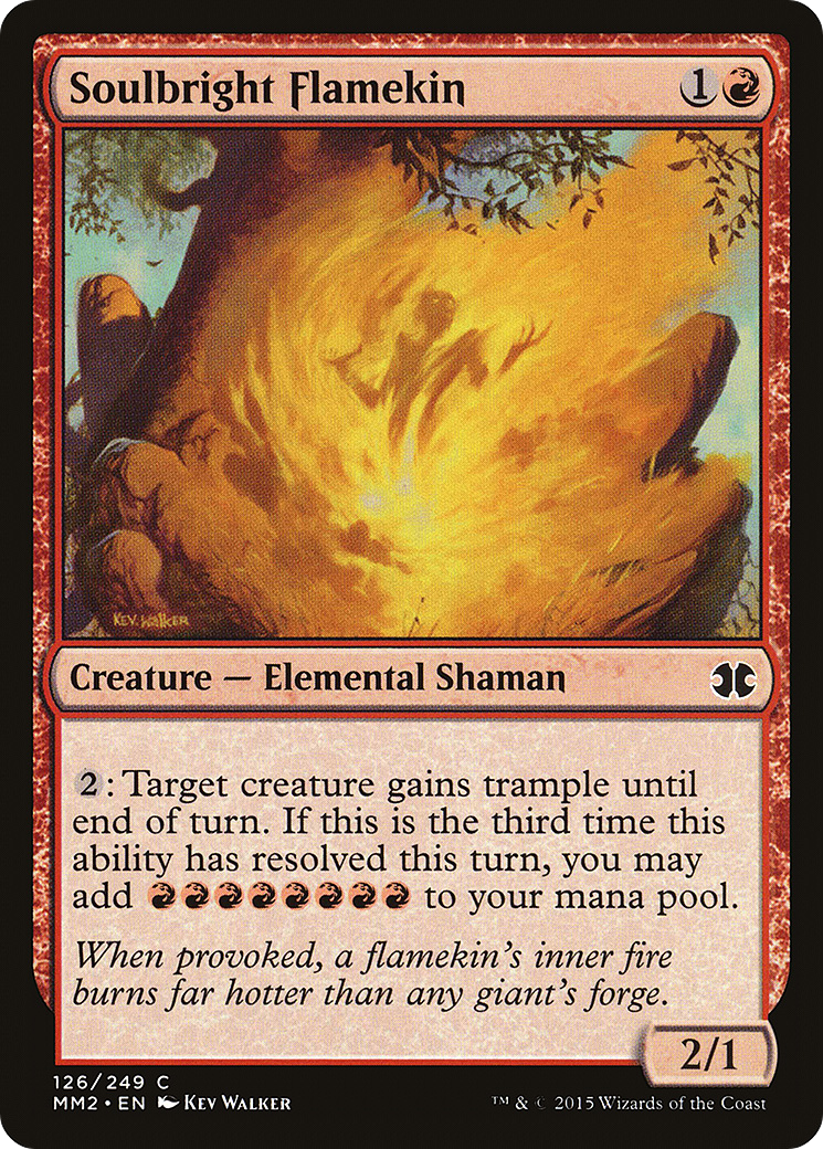 Soulbright Flamekin (MM2-126) [Modern Masters 2015] MTG Single Modern Masters 2015