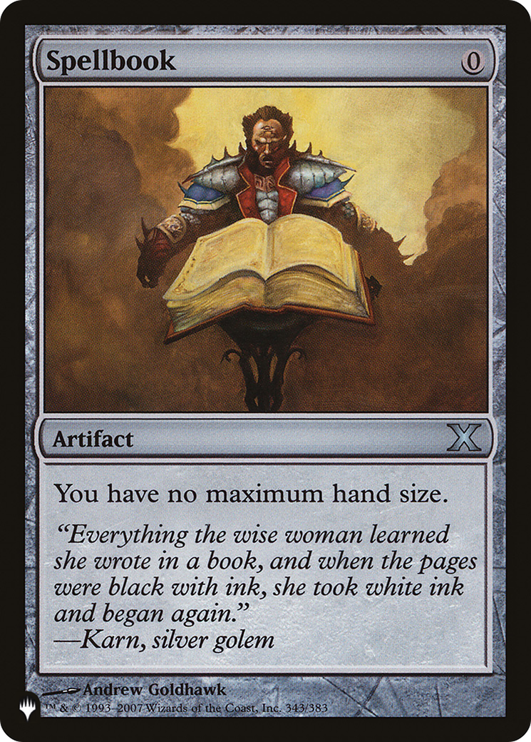 Spellbook (LIST-343/383) [Mystery Booster] The List MTG Single Wizards of the Coast