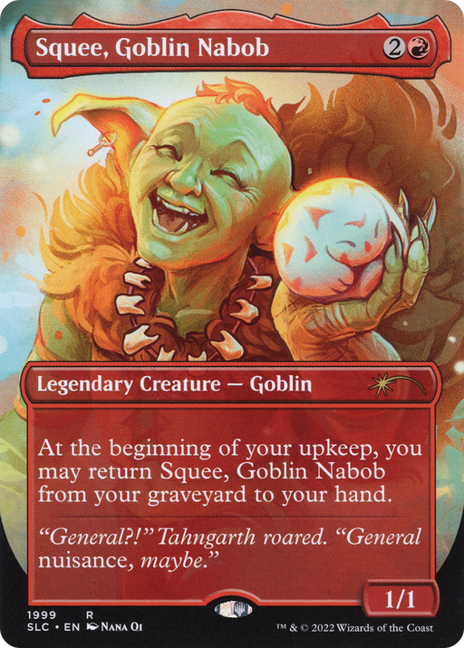 Squee, Goblin Nabob (SLC-1999) [Secret Lair] Countdown Kit (Borderless) Foil MTG Single Wizards of the Coast