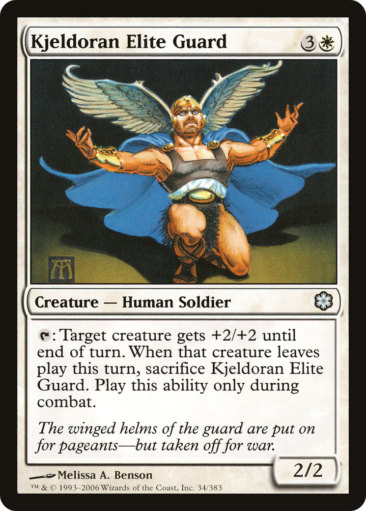 Kjeldoran Elite Guard (CTD-034) [Misc] Coldsnap Theme Decks MTG Single Wizards of the Coast