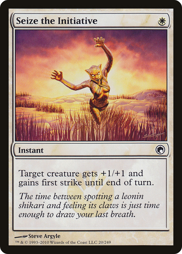 Seize the Initiative (SOM-020) [Scars of Mirrodin] MTG Single Wizards of the Coast