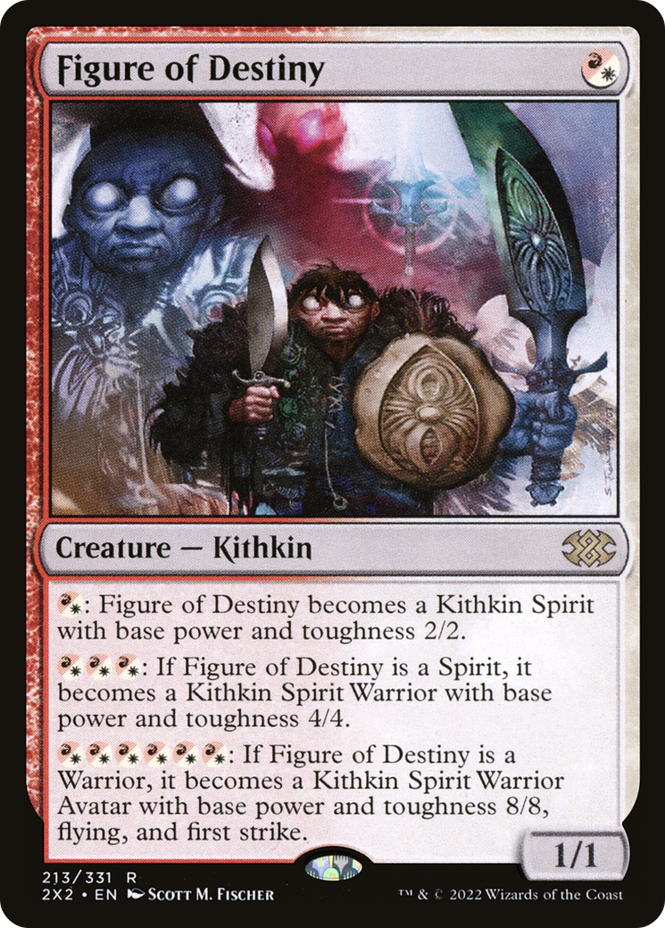 Figure of Destiny (2X2-213) [Double Masters 2022] Foil MTG Single Wizards of the Coast